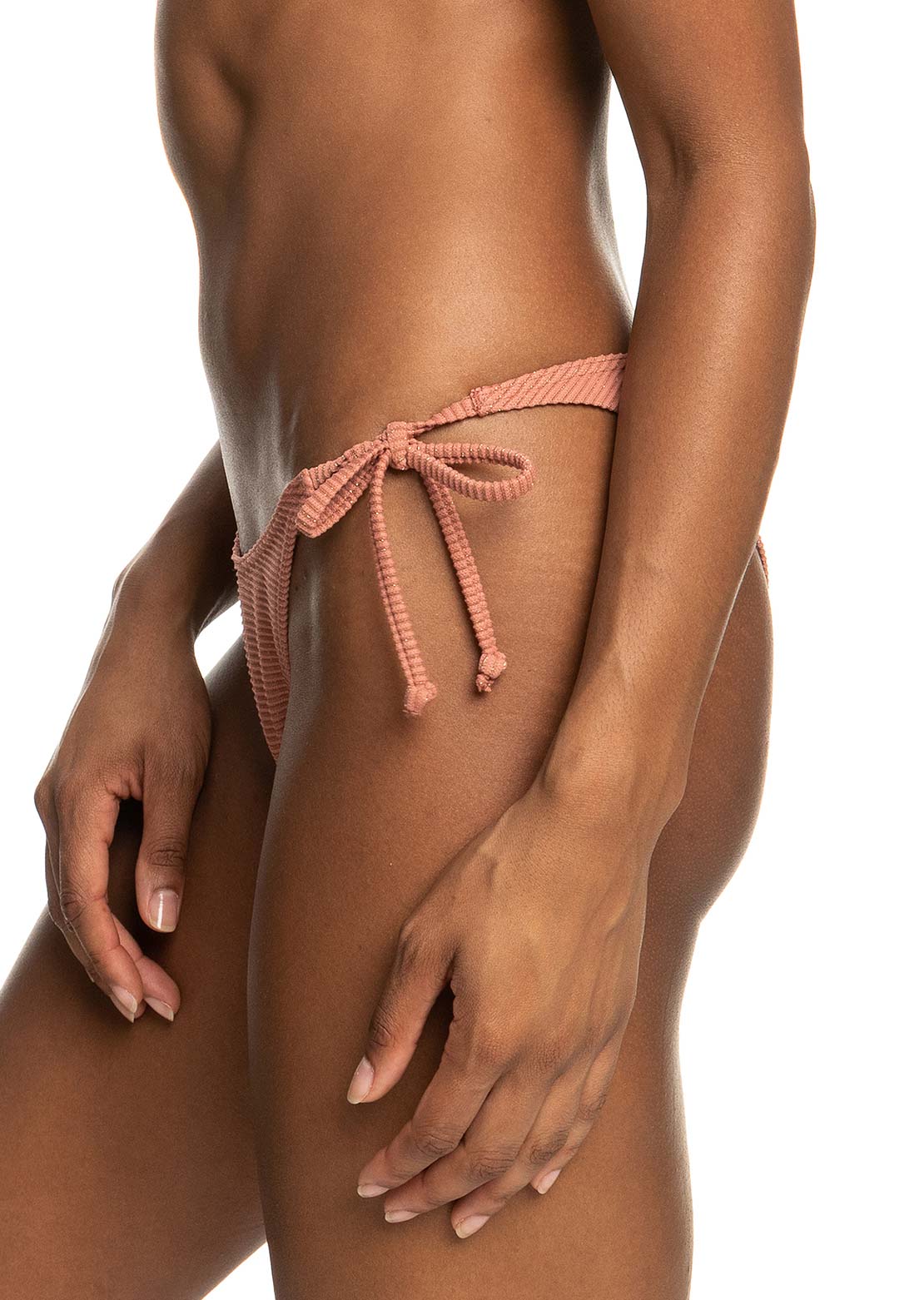 Roxy Women&#39;s Coconut Crew TS HL Cheeky Bikini Bottom Cedar Wood