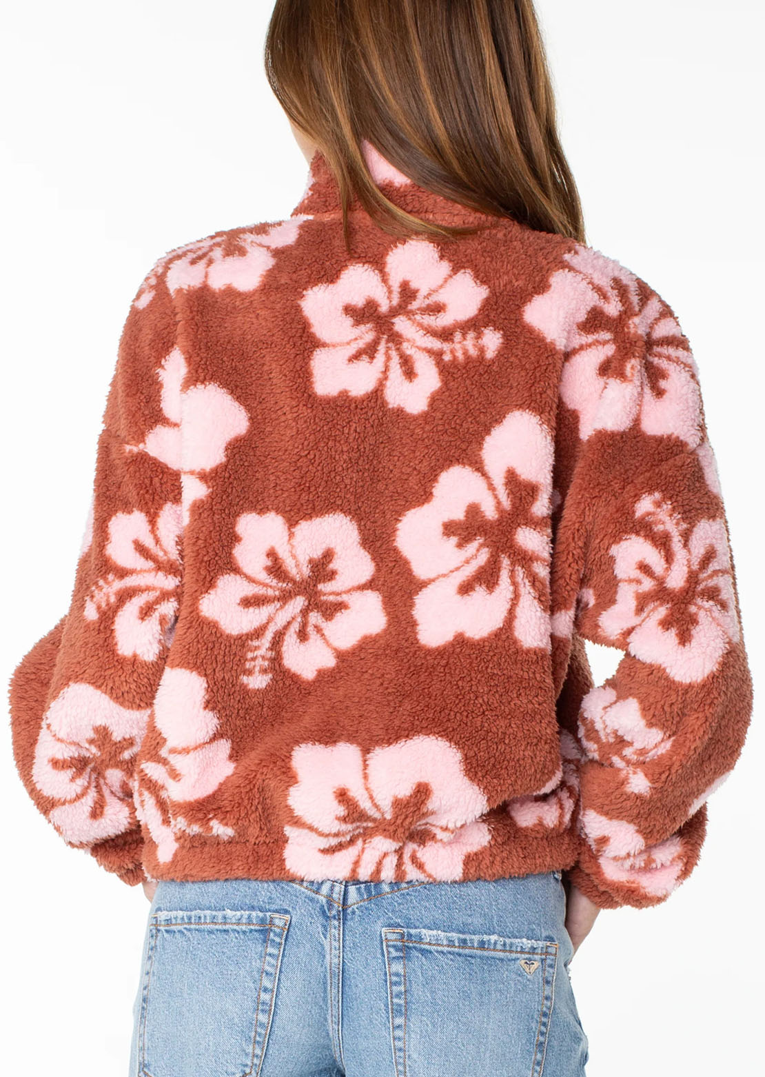 Roxy Women's Cold Surf 263 Jacket Chutney Hibiscus