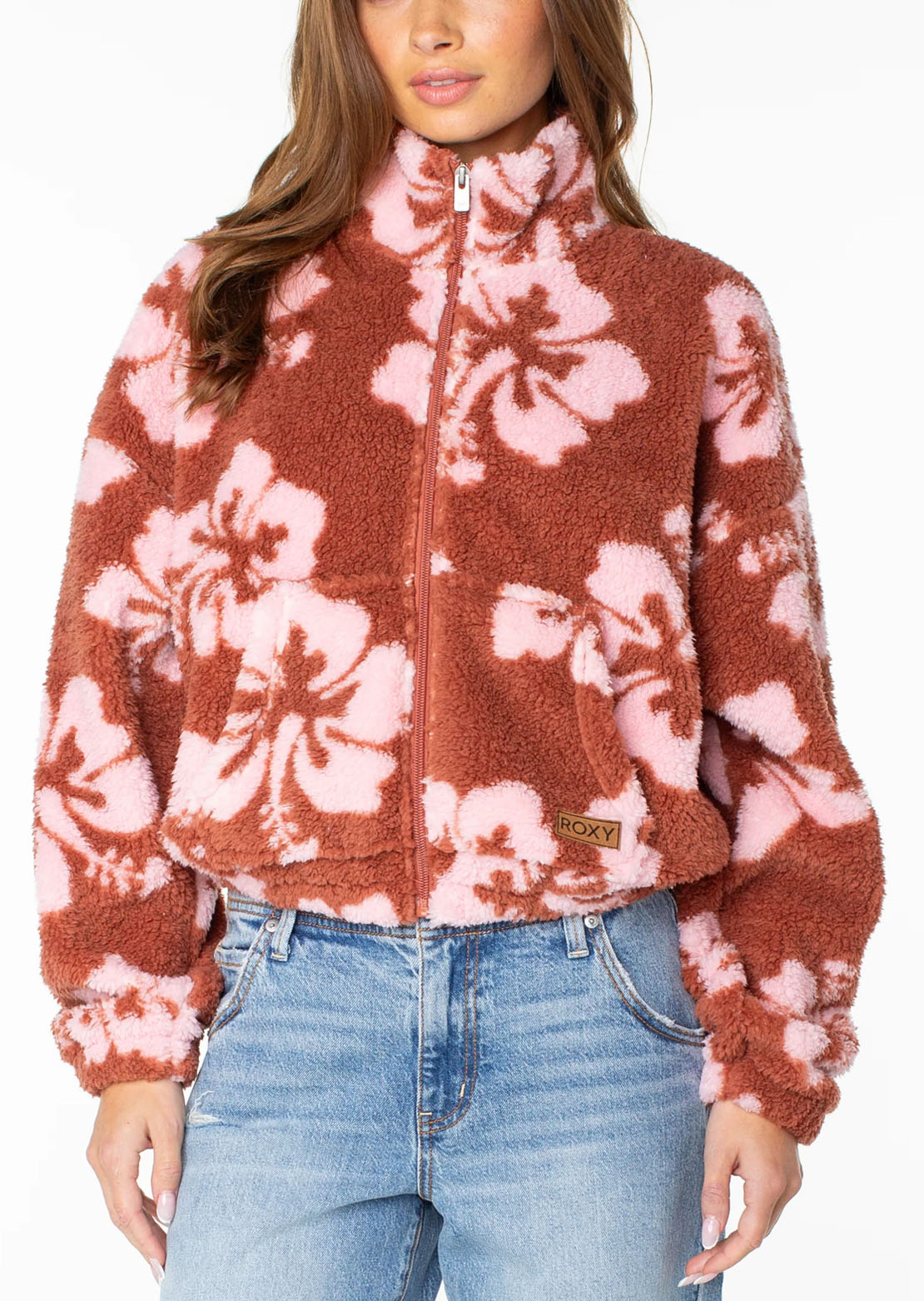 Roxy Women's Cold Surf 263 Jacket Chutney Hibiscus