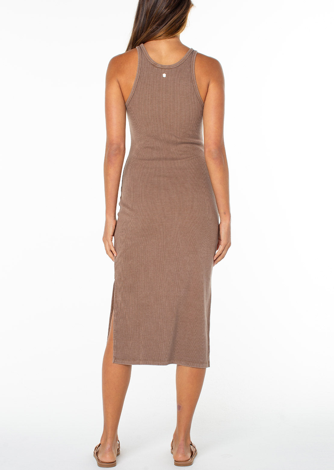 Roxy Women's Emilia Midi Dress Brownie Solid