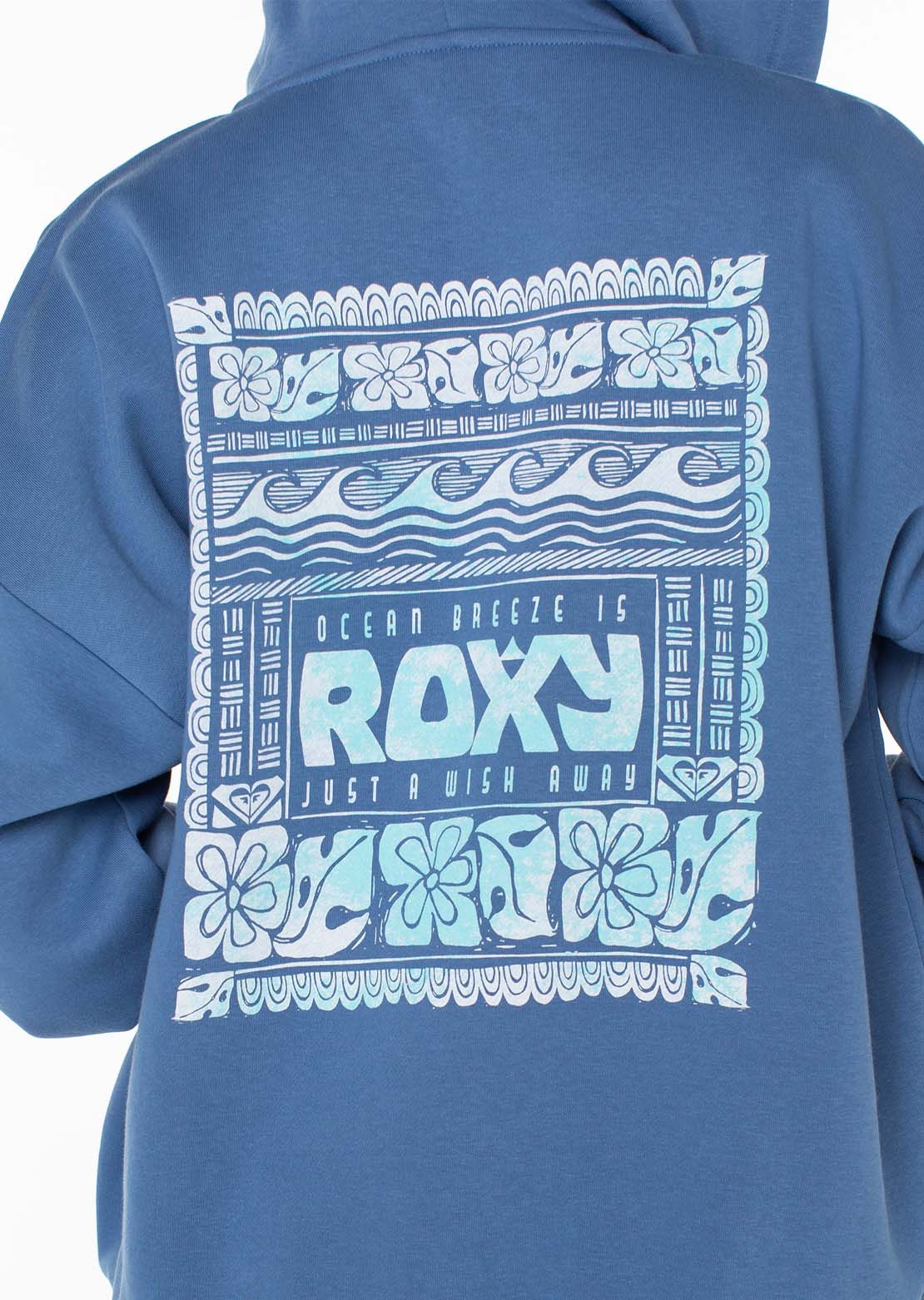 Roxy Women's Evening Lineup Fleece Blue Horizon Okinawa