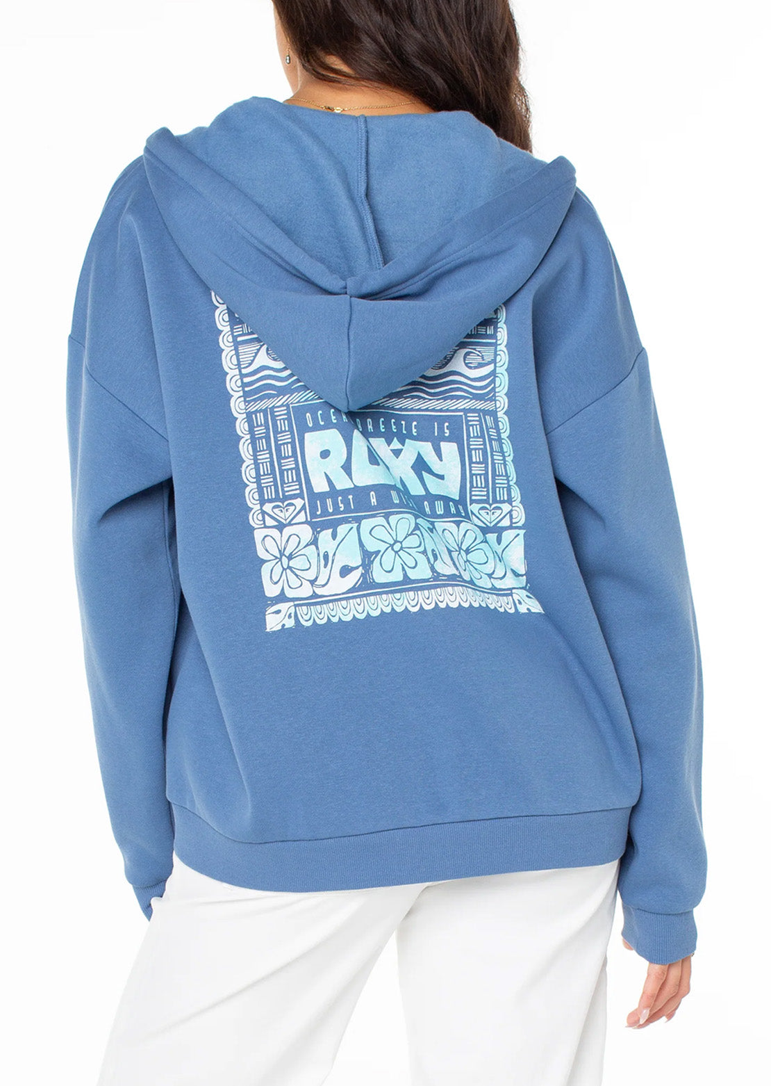 Roxy Women's Evening Lineup Fleece Blue Horizon Okinawa