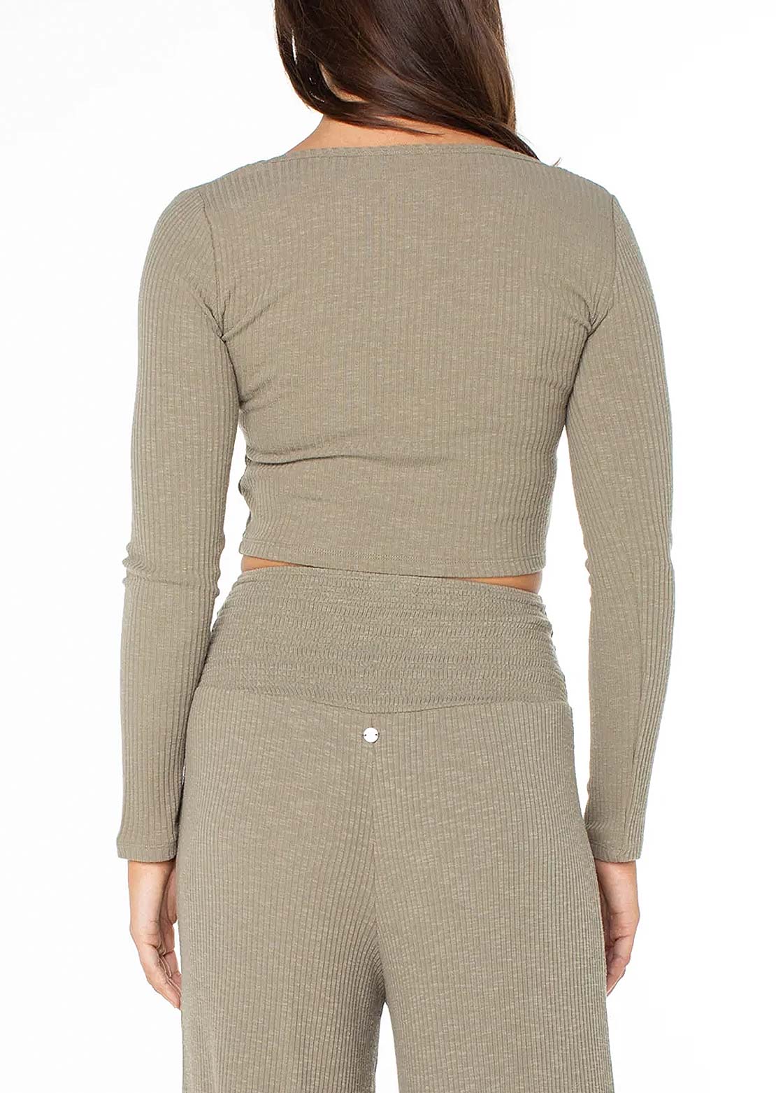 Roxy Women's Feelin Cozy Top Vetiver Solid
