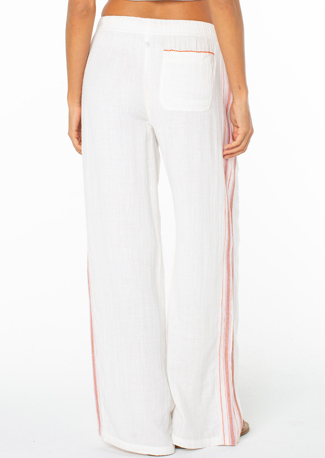 Roxy Women's Fiesta Siesta Pants Cloud Dancer Cayo Coco Stripe