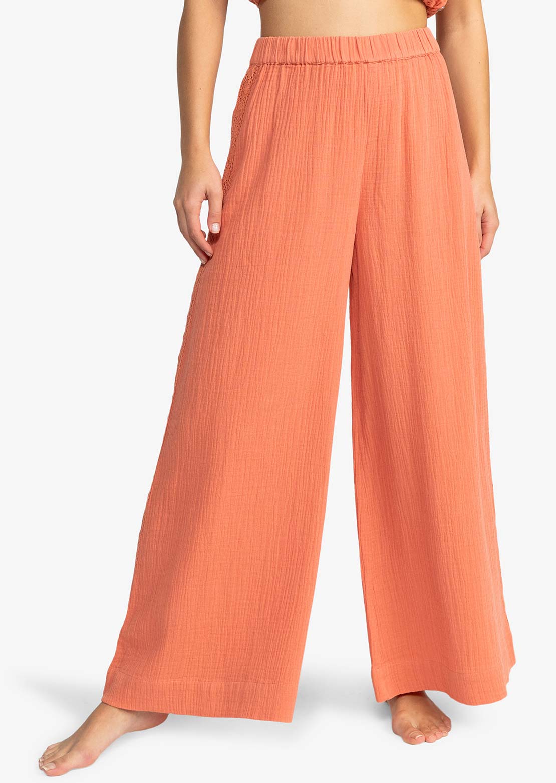 Roxy Women&#39;s Golden Tropic Pant Apricot Brandy