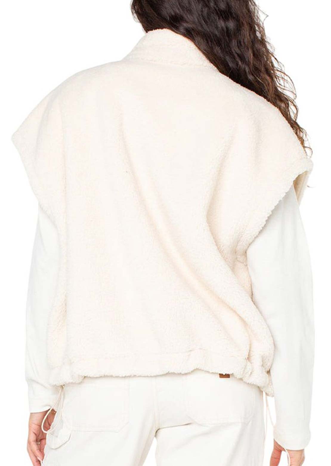 Roxy Women's Great Divide Polar Fleece Egret