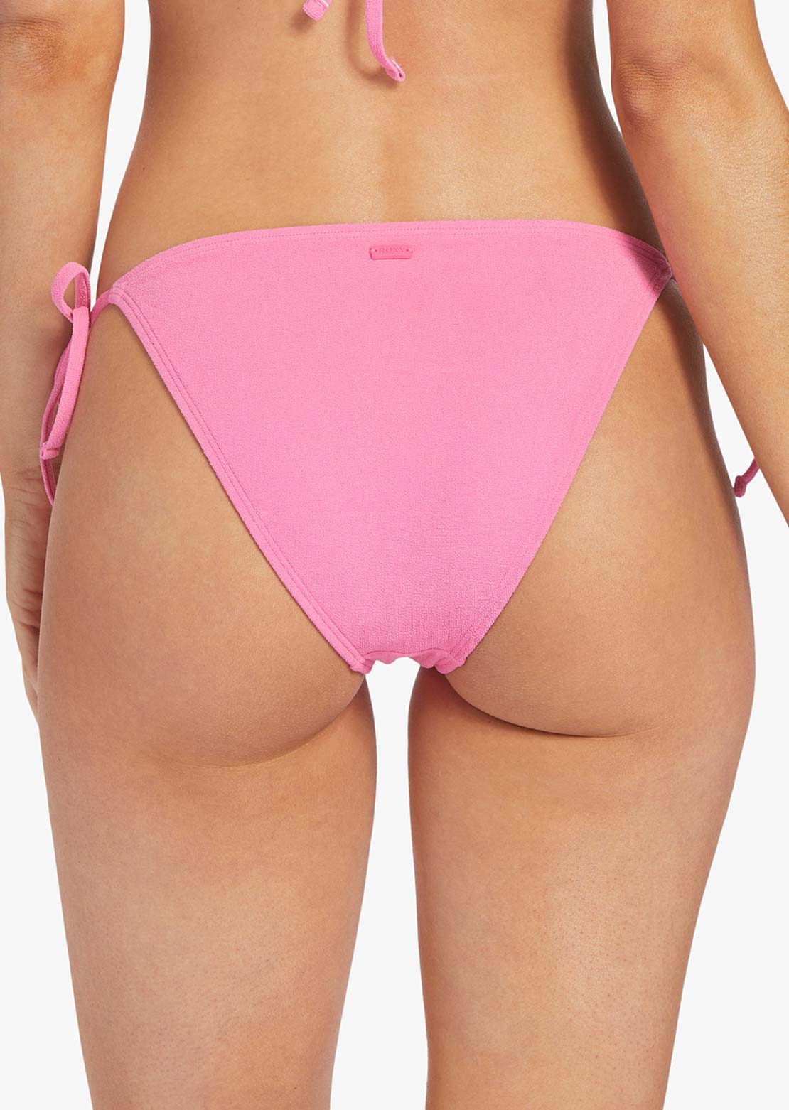 Roxy Women&#39;s Hawaiian Heat Cheeky Tie Side Bikini Bottom Shocking Pink