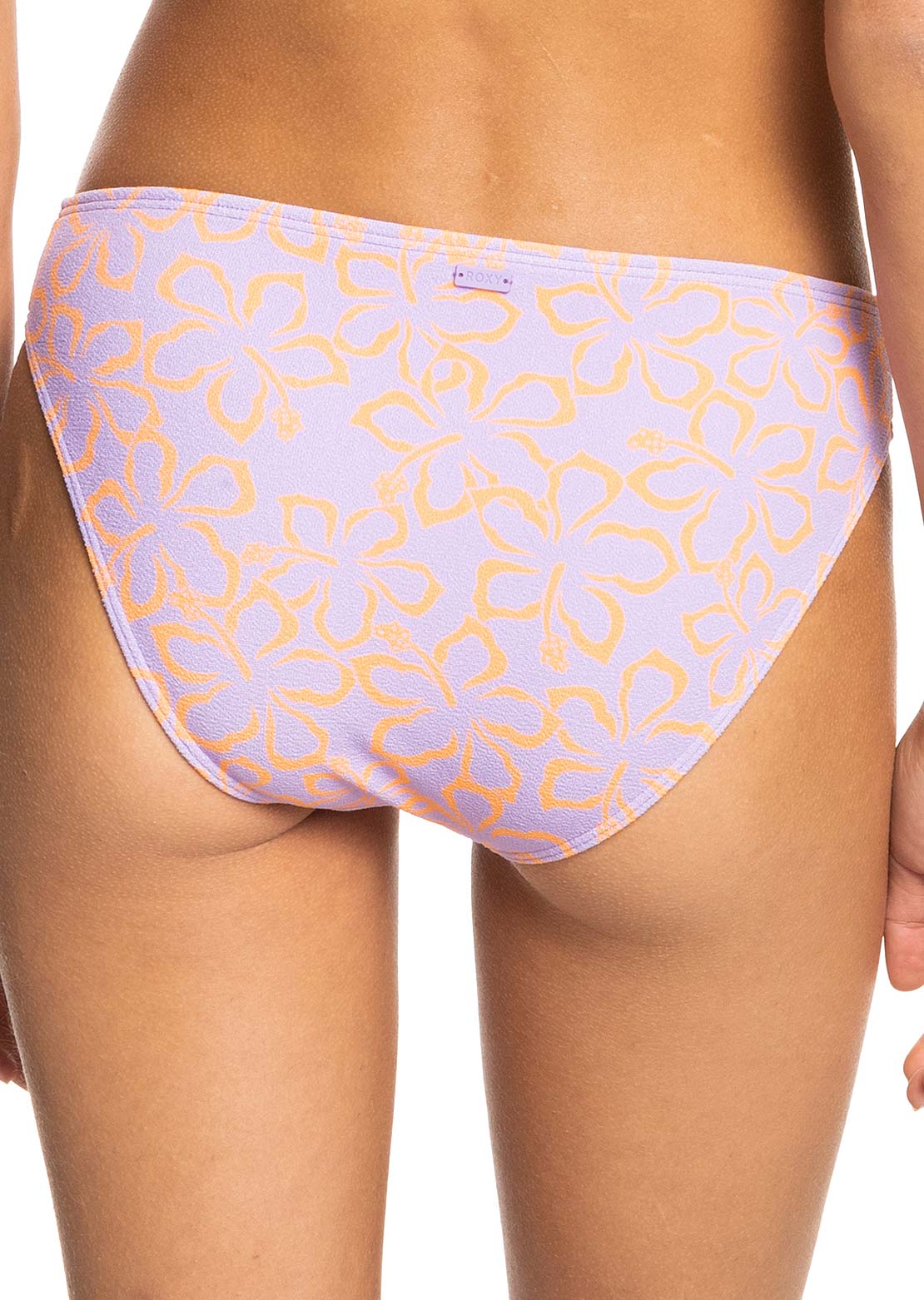 Roxy Women&#39;s Hawaiian Heat Hipster Bikini Bottom Move Orange Hawaiian
