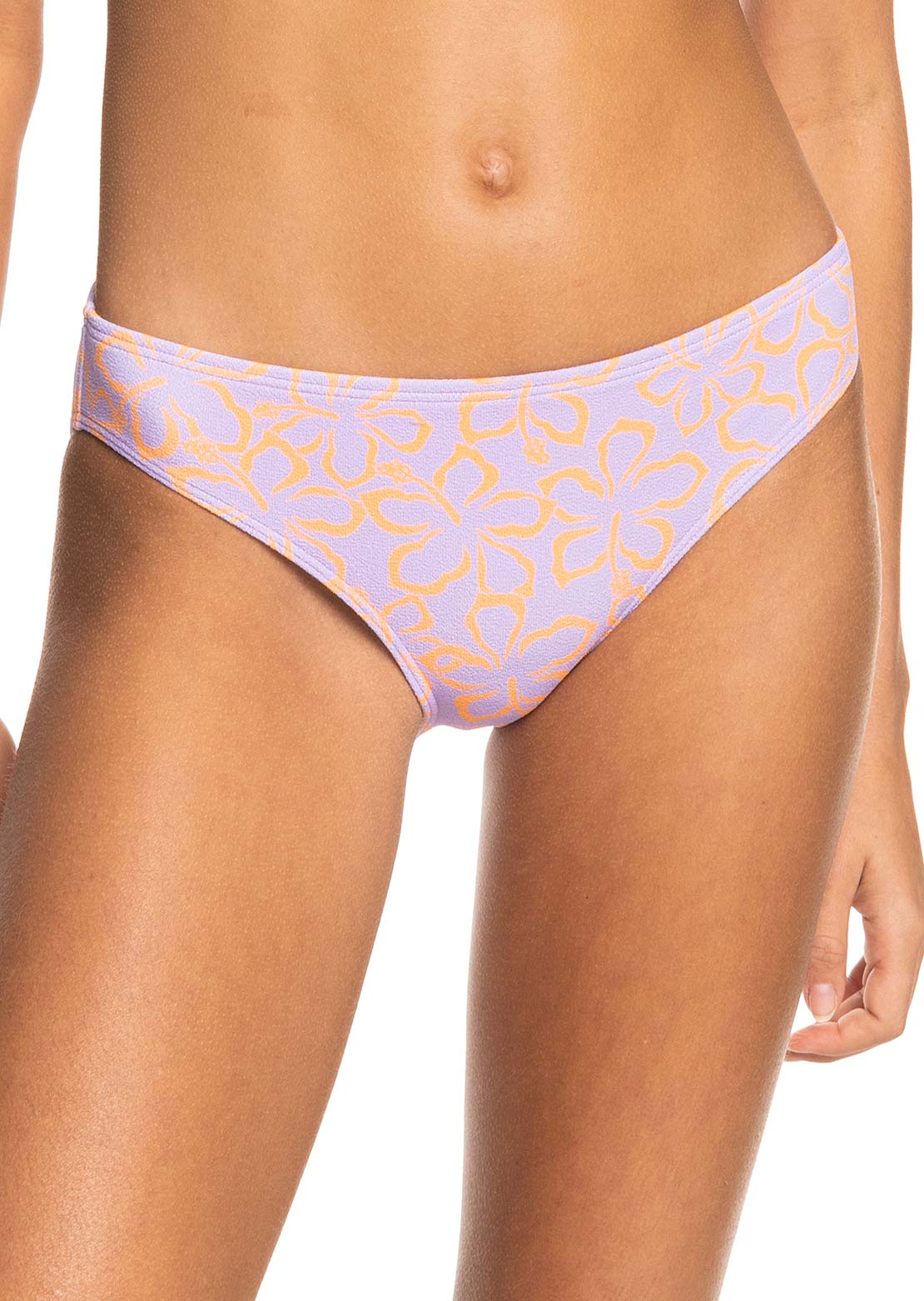 Roxy Women&#39;s Hawaiian Heat Hipster Bikini Bottom Move Orange Hawaiian
