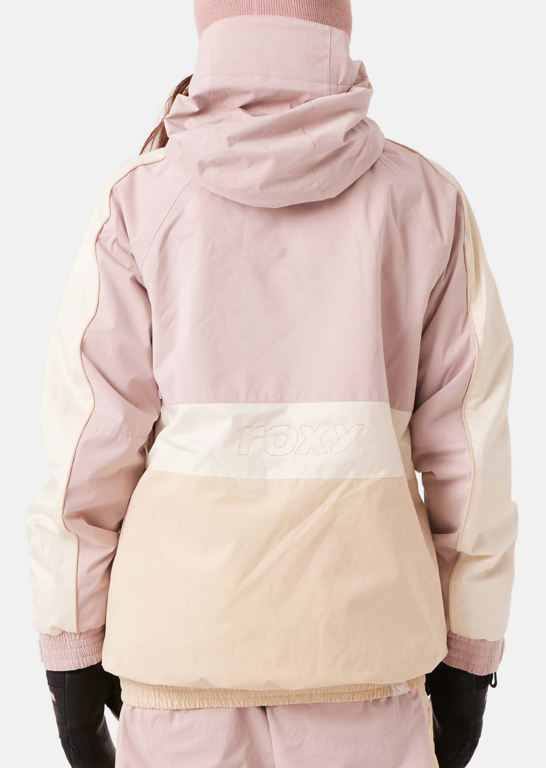 Roxy Women's Highridge Hoody Jacket Rose Combo