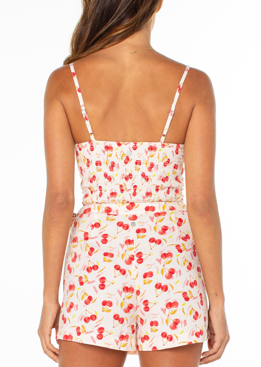 Roxy Women's Island Sun Top Hibiscus Cherry On Top