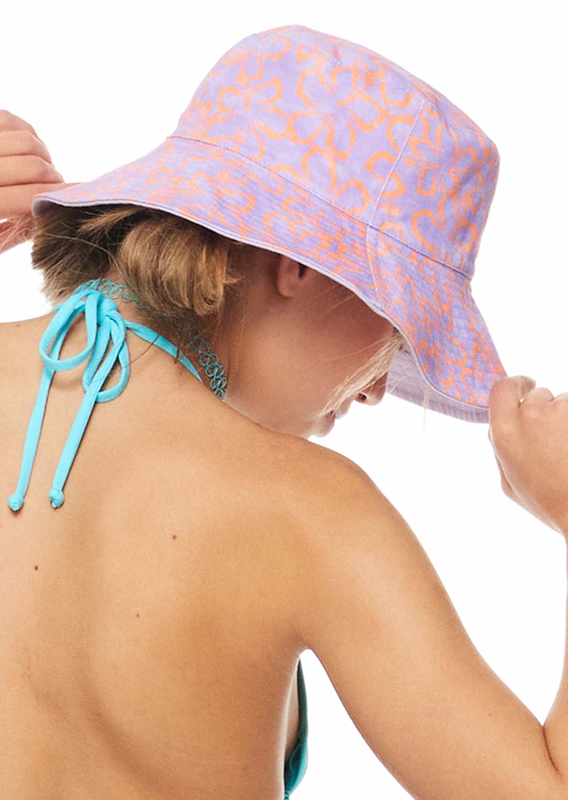 Roxy Women&#39;s Jasmine Paradise Hat Mock Orange Hawaiian