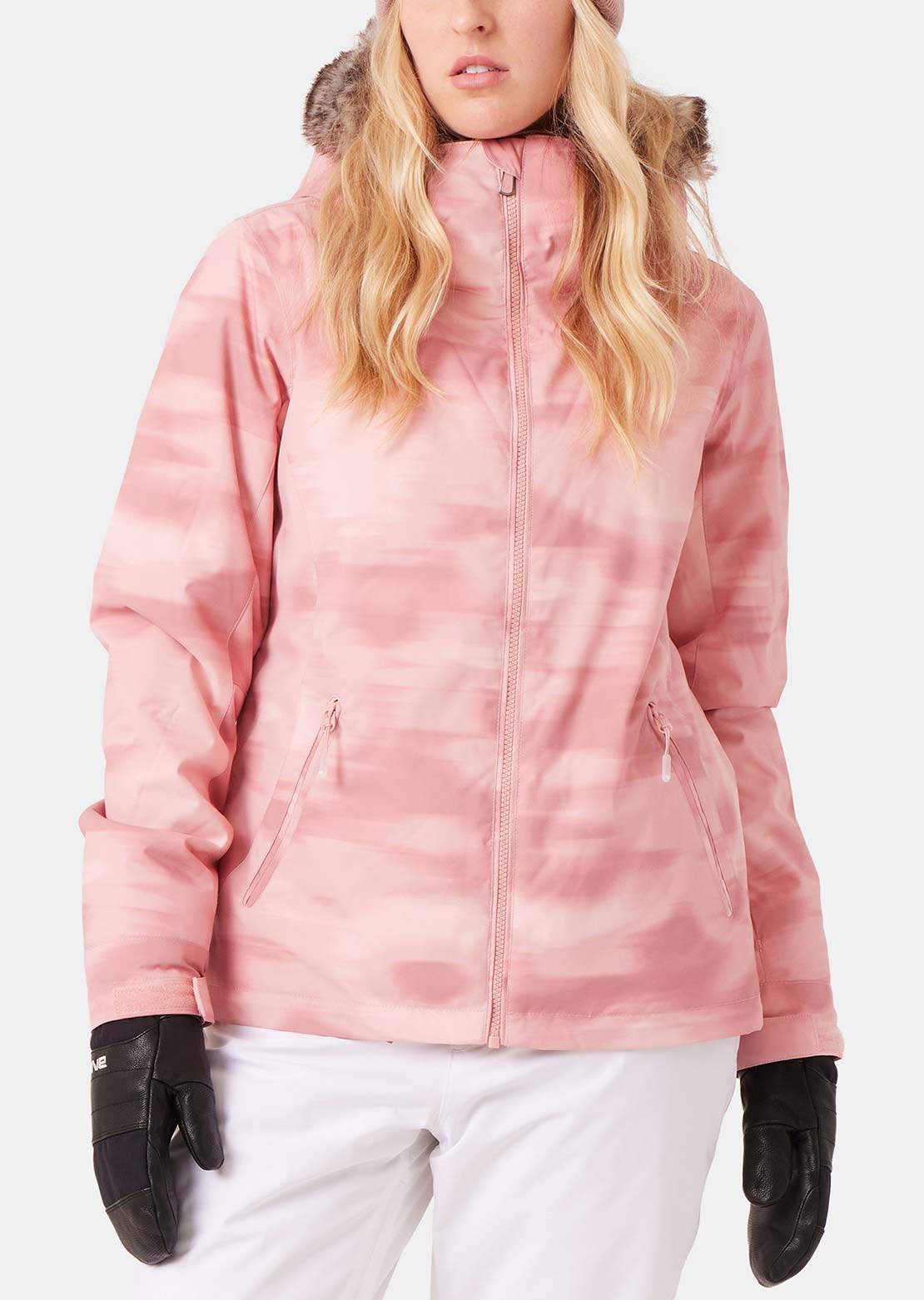 Roxy Women's Jet Ski Jacket Pink Combo
