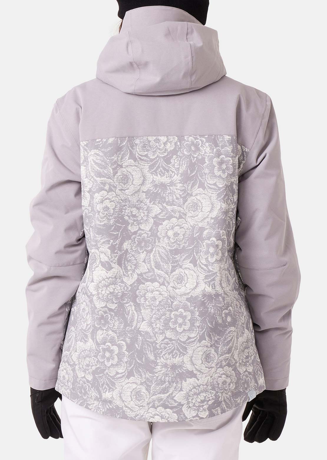 Roxy Women's Jetty Block Jacket Heather Grey Combo