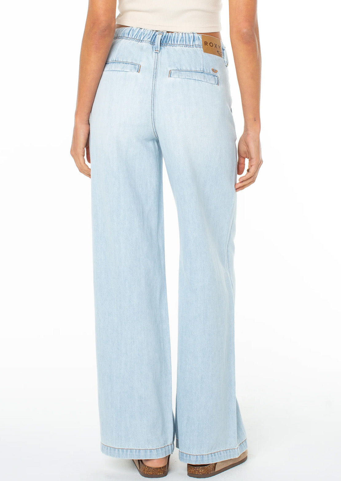 Roxy Women's Kalani 2 Denim Pants Misty Daze Denim Wash