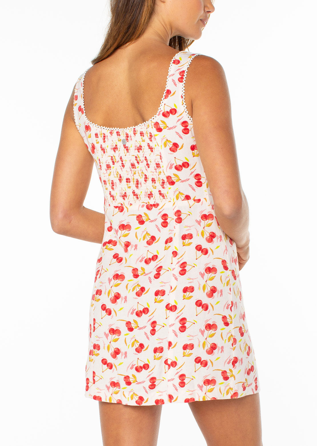 Roxy Women's Kayla Mini Dress Hibiscus Cherry On Top