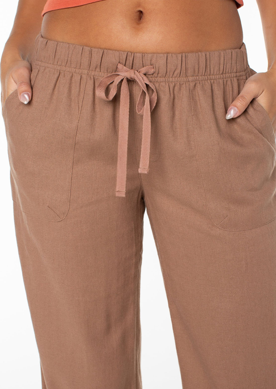 Roxy Women's Lagoon Pants Brownie Solid