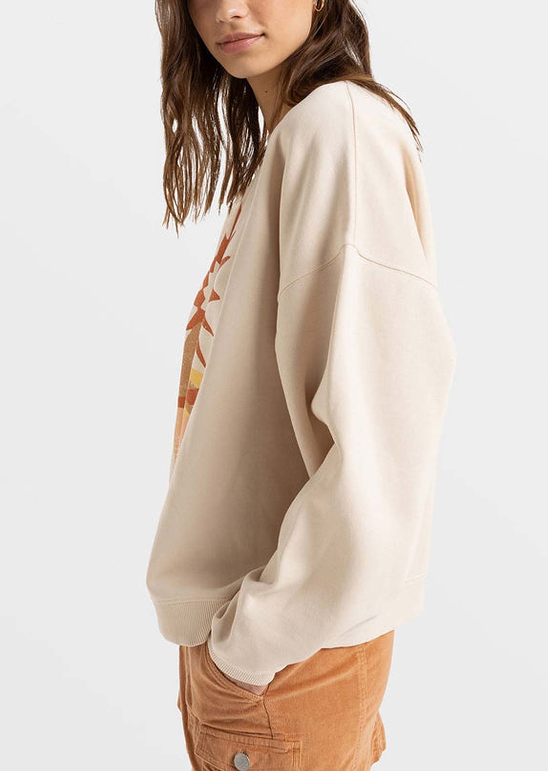 Roxy Women's Lineup Oversized Pullover Crewneck