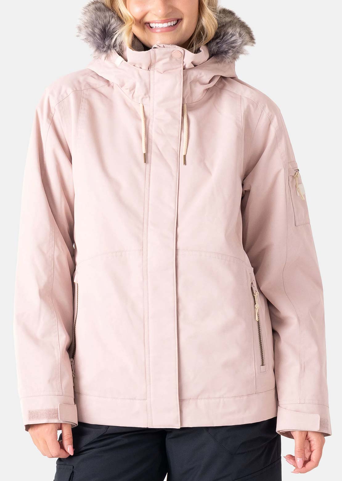 Roxy Women's Meade Jacket Adobe Rose