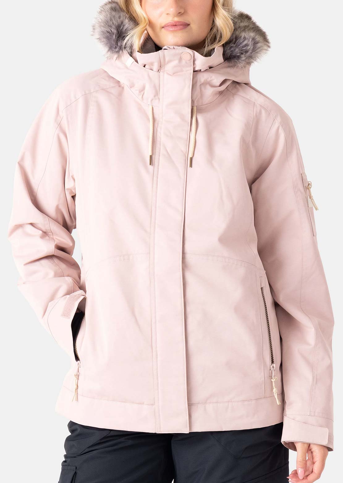 Roxy Women's Meade Jacket Adobe Rose