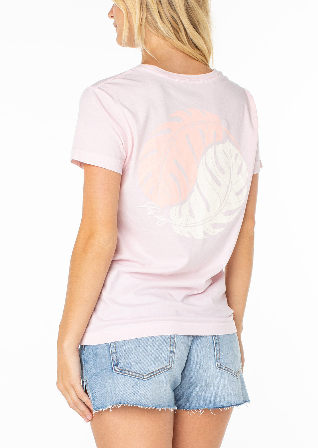 Roxy Women's Monstera Circle BFC T-Shirt Winsome Orchid Monstera Circle