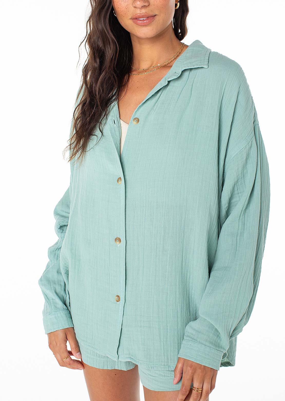 Roxy Women's Morning Time Top Aquifer Solid
