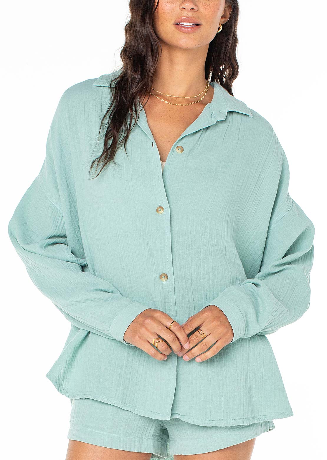 Roxy Women's Morning Time Top Aquifer Solid