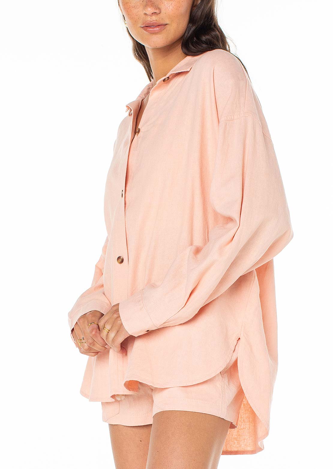 Roxy Women's Morning Time Top Rose Cloud Solid