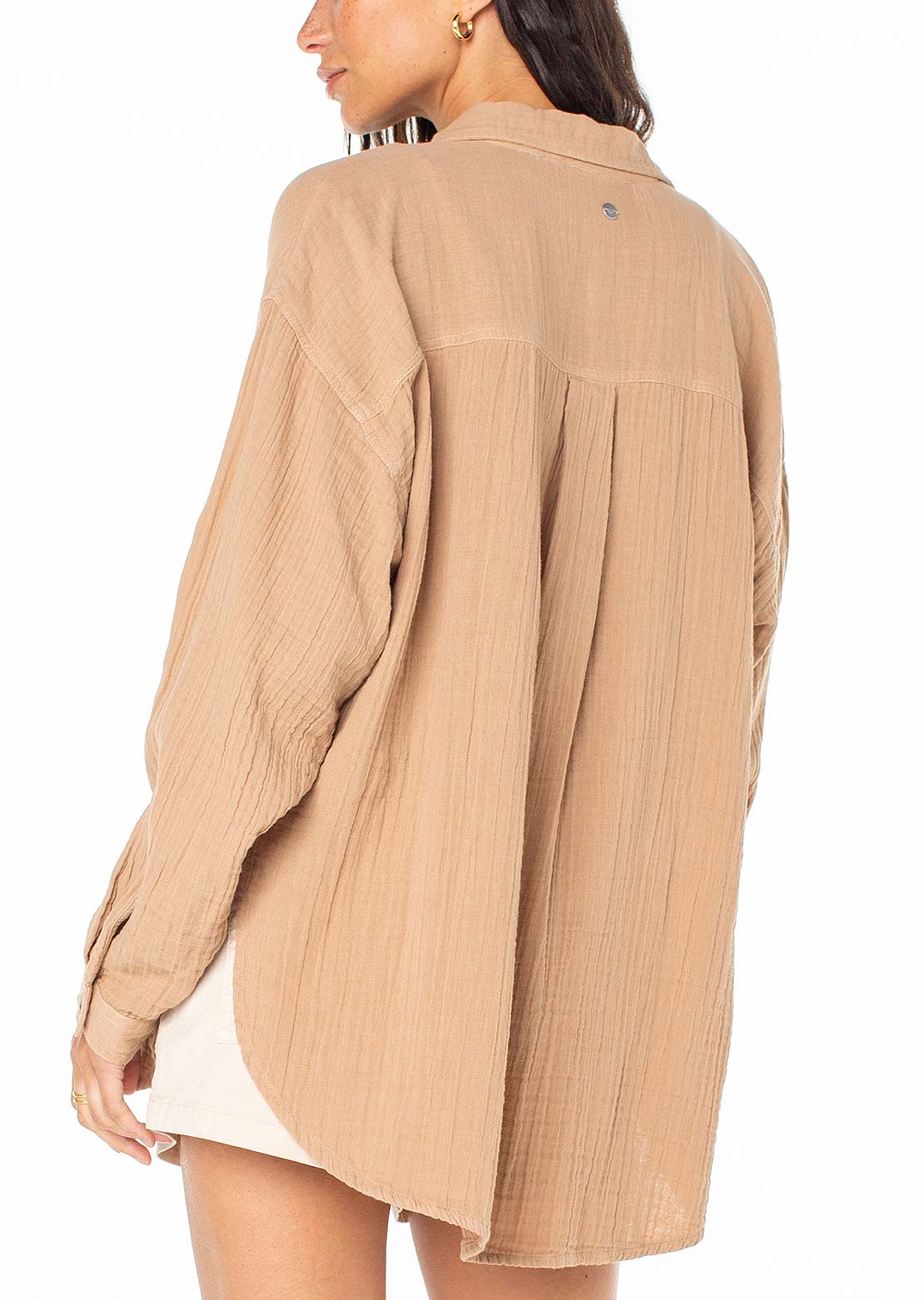 Roxy Women's Morning Time Top Praline Solid