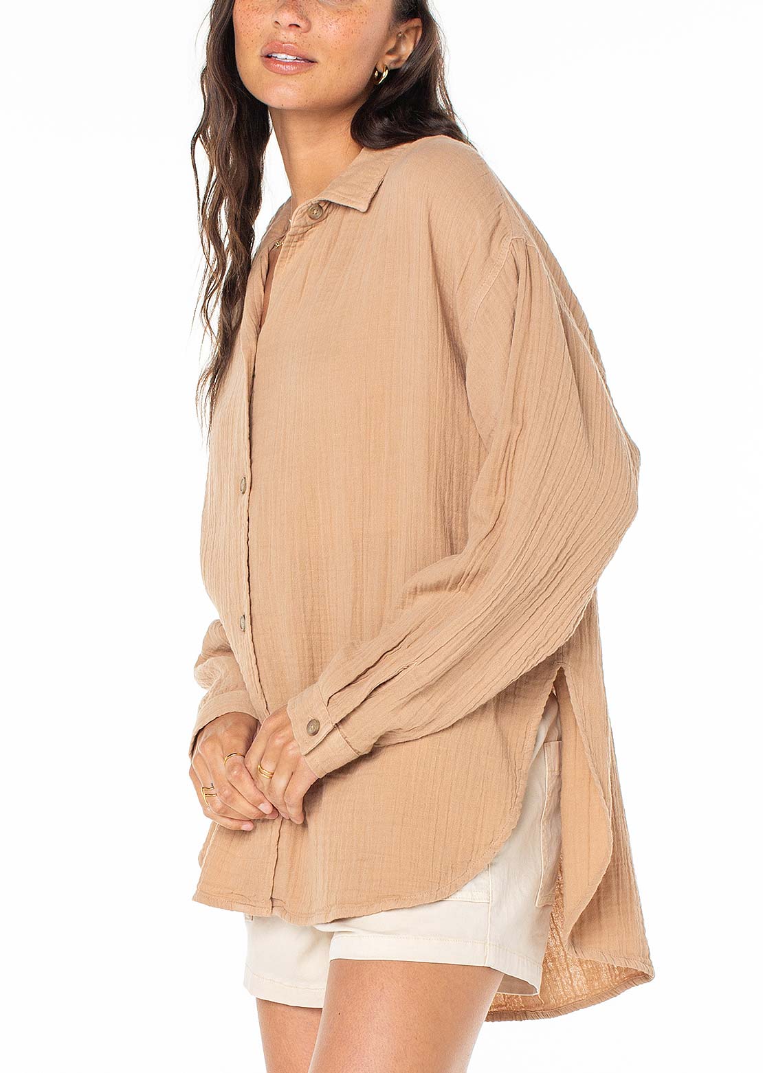 Roxy Women's Morning Time Top Praline Solid