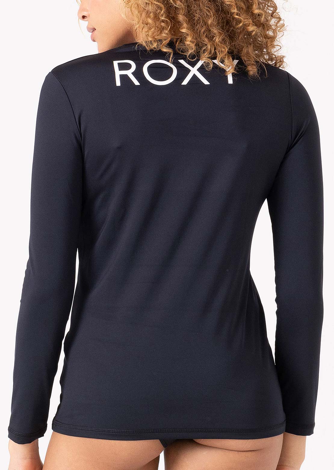 Roxy Women's New Enjoy Waves Lycra Longsleeve Anthracite