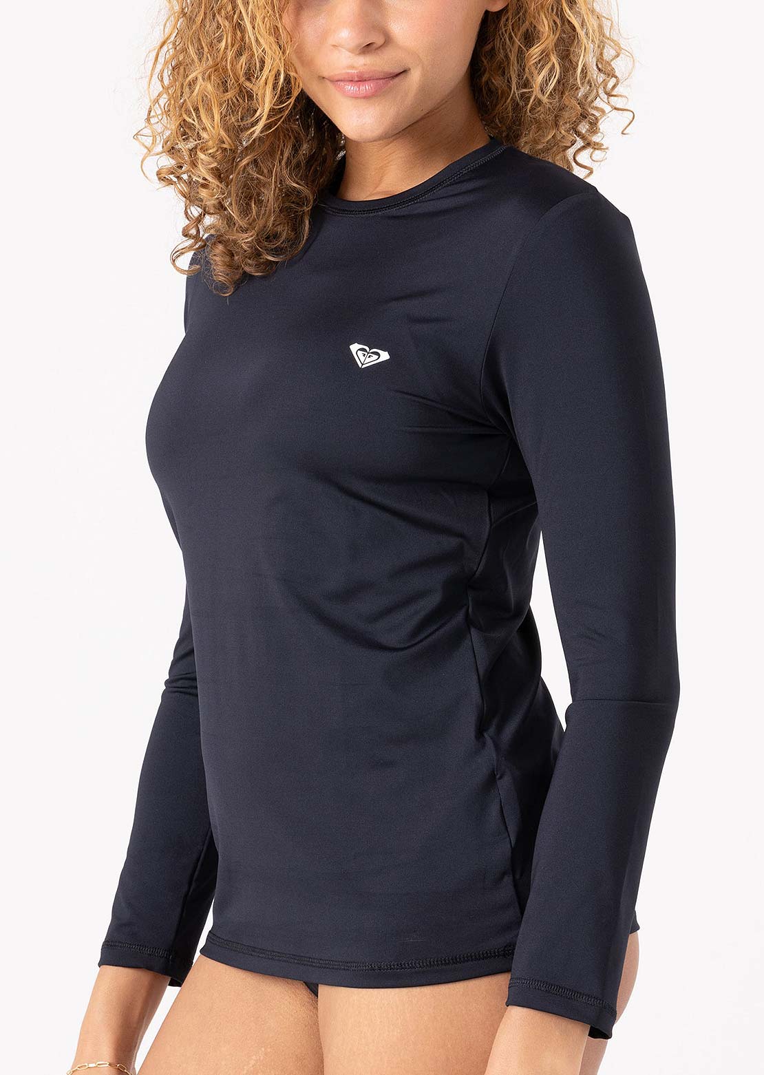 Roxy Women's New Enjoy Waves Lycra Longsleeve Anthracite