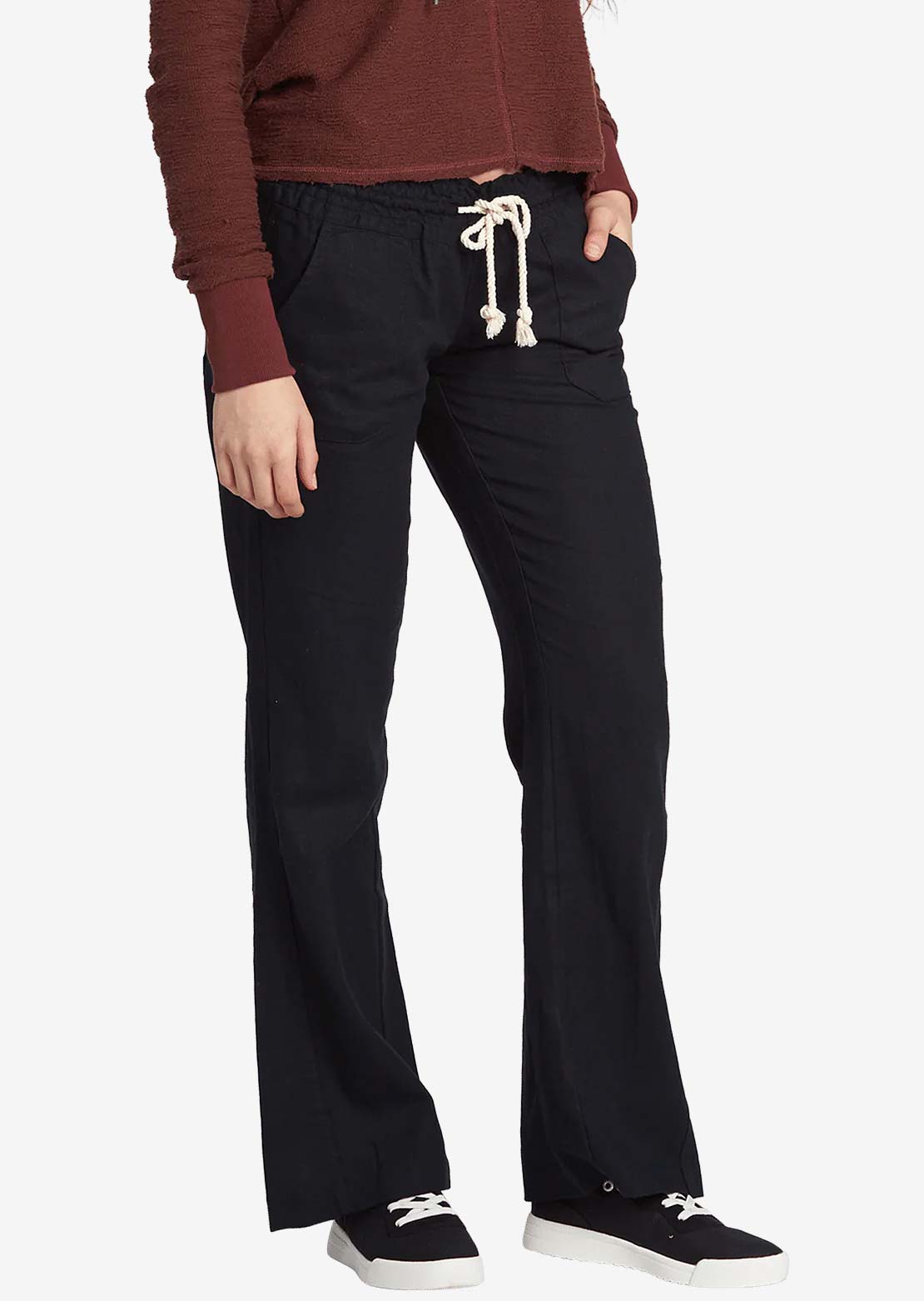 Roxy Women's Oceanside Pants Anthracite Solid