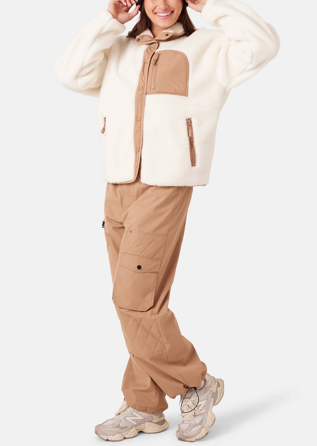 Roxy Women's Piper Parachute Pants Taupe