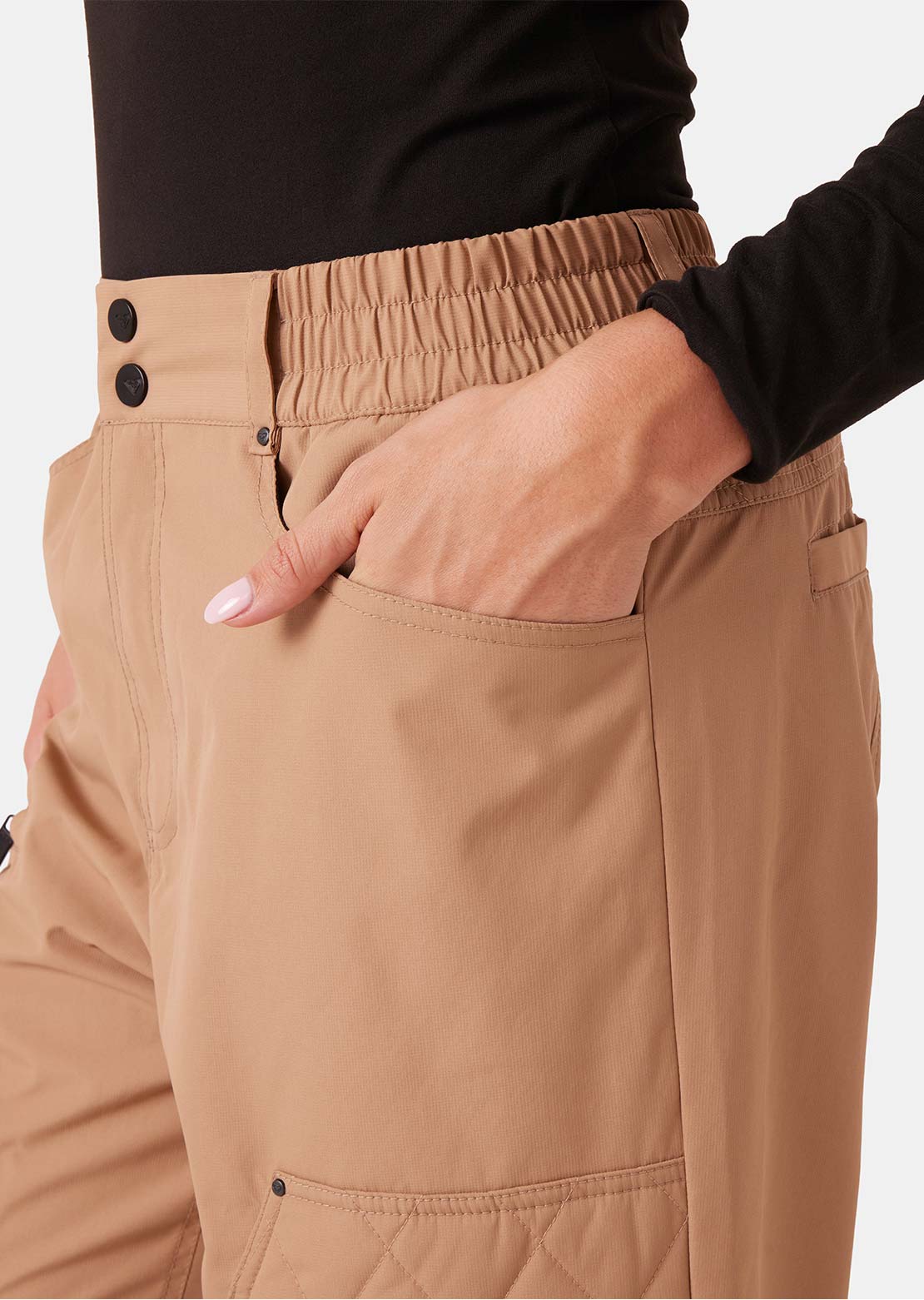 Roxy Women's Piper Parachute Pants Taupe