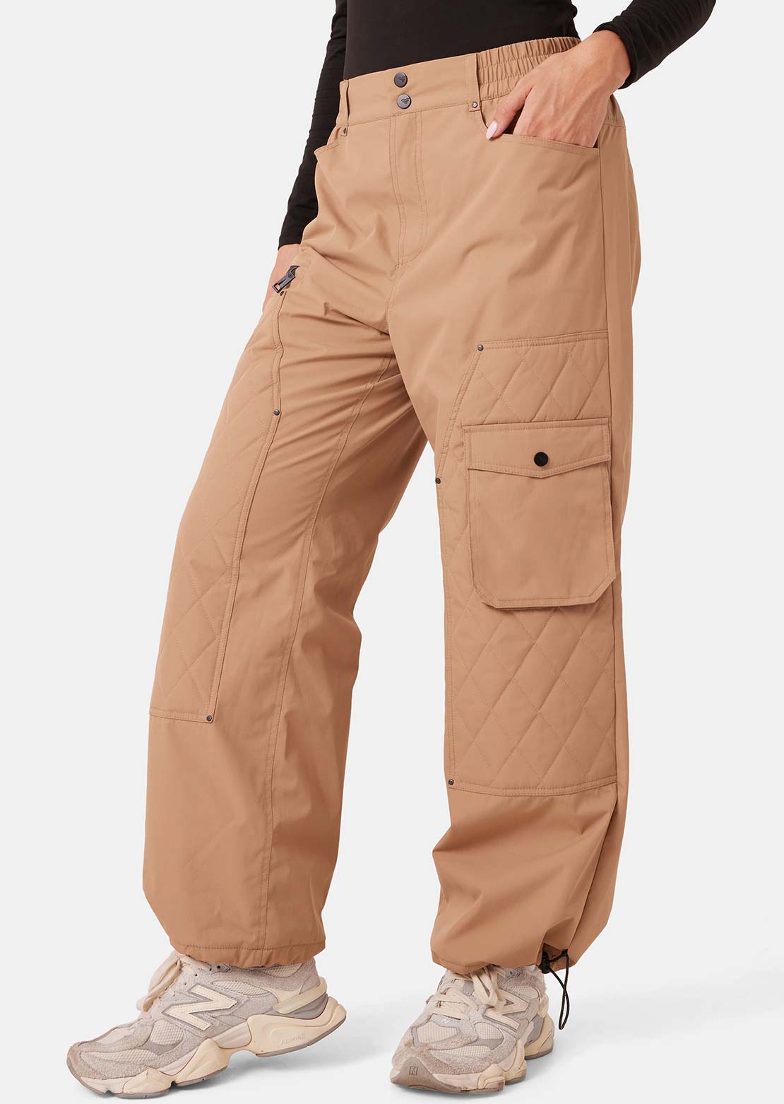 Roxy Women's Piper Parachute Pants Taupe