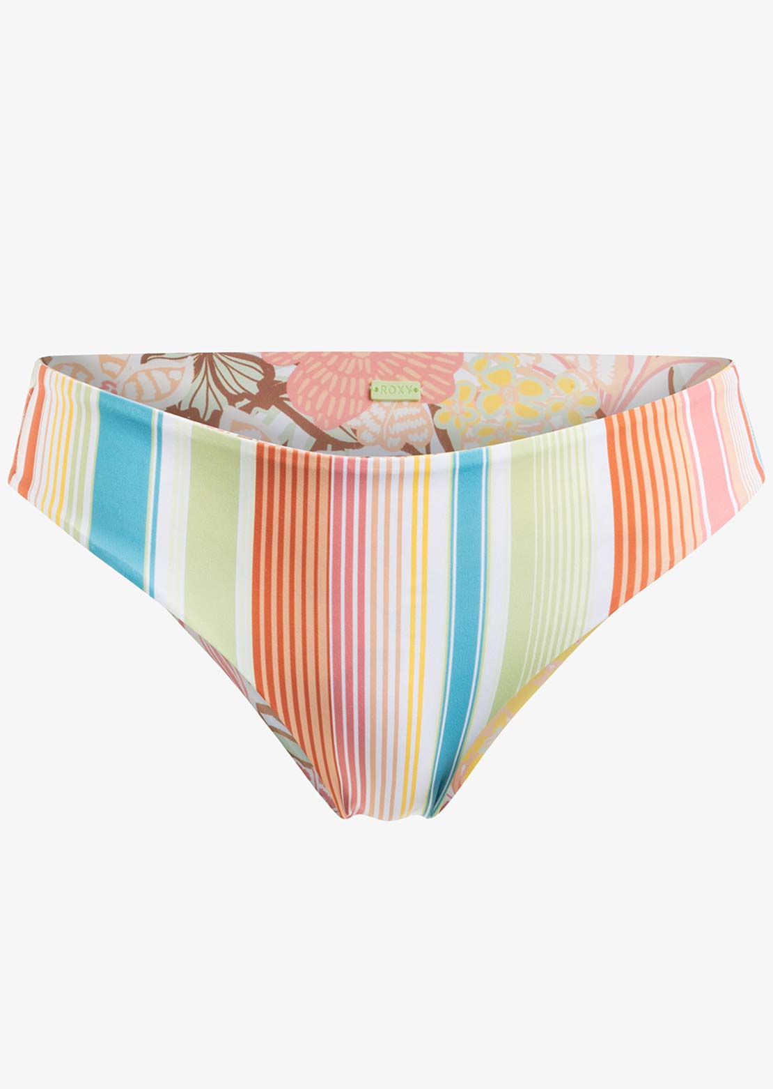 Roxy Women's Playa Paradise Hipster Bikini Bottom White Viva La Vida