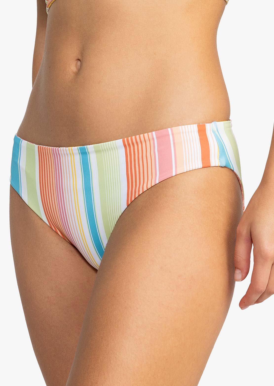 Roxy Women's Playa Paradise Hipster Bikini Bottom White Viva La Vida