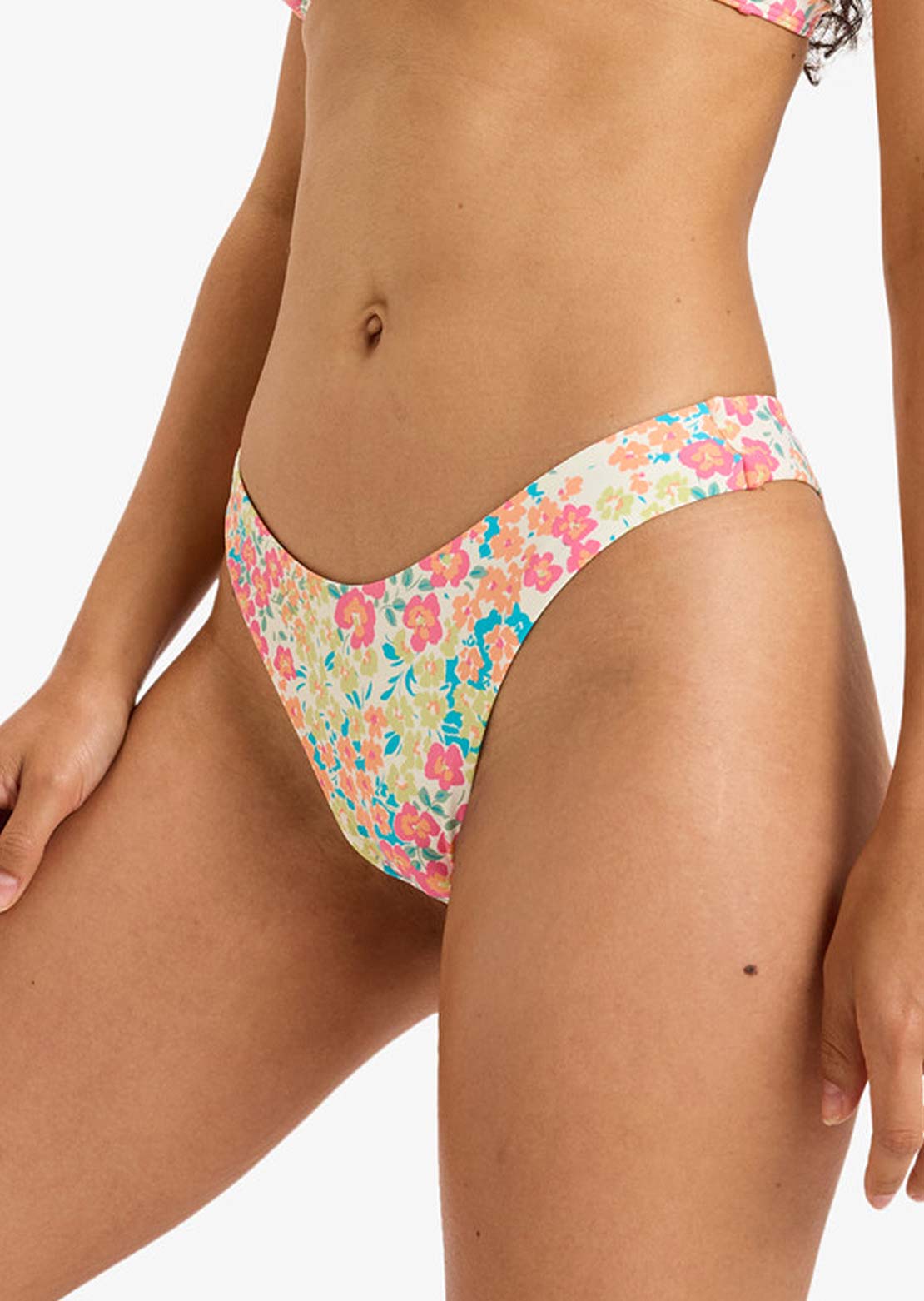 Roxy Women&#39;s Pt Beach Classics Cheeky Hl Bikini Bottom Playa Amor