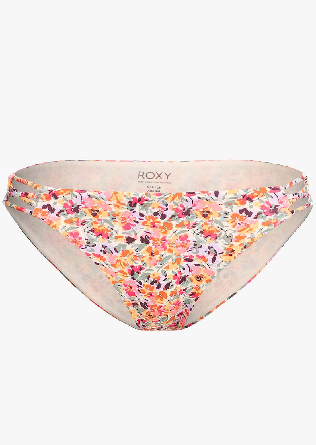 Roxy Women&#39;s PT Beach Classics Hipster Bikini Bottom Pastel Rose Swept Up