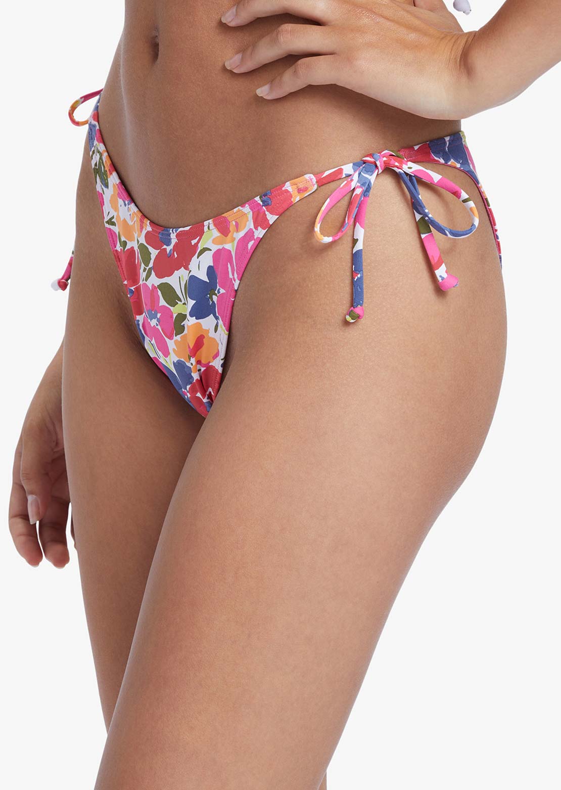 Roxy Women&#39;s PT Beach Classics TS HL Cheeky Bikini Bottom Bloomin Babe Swim
