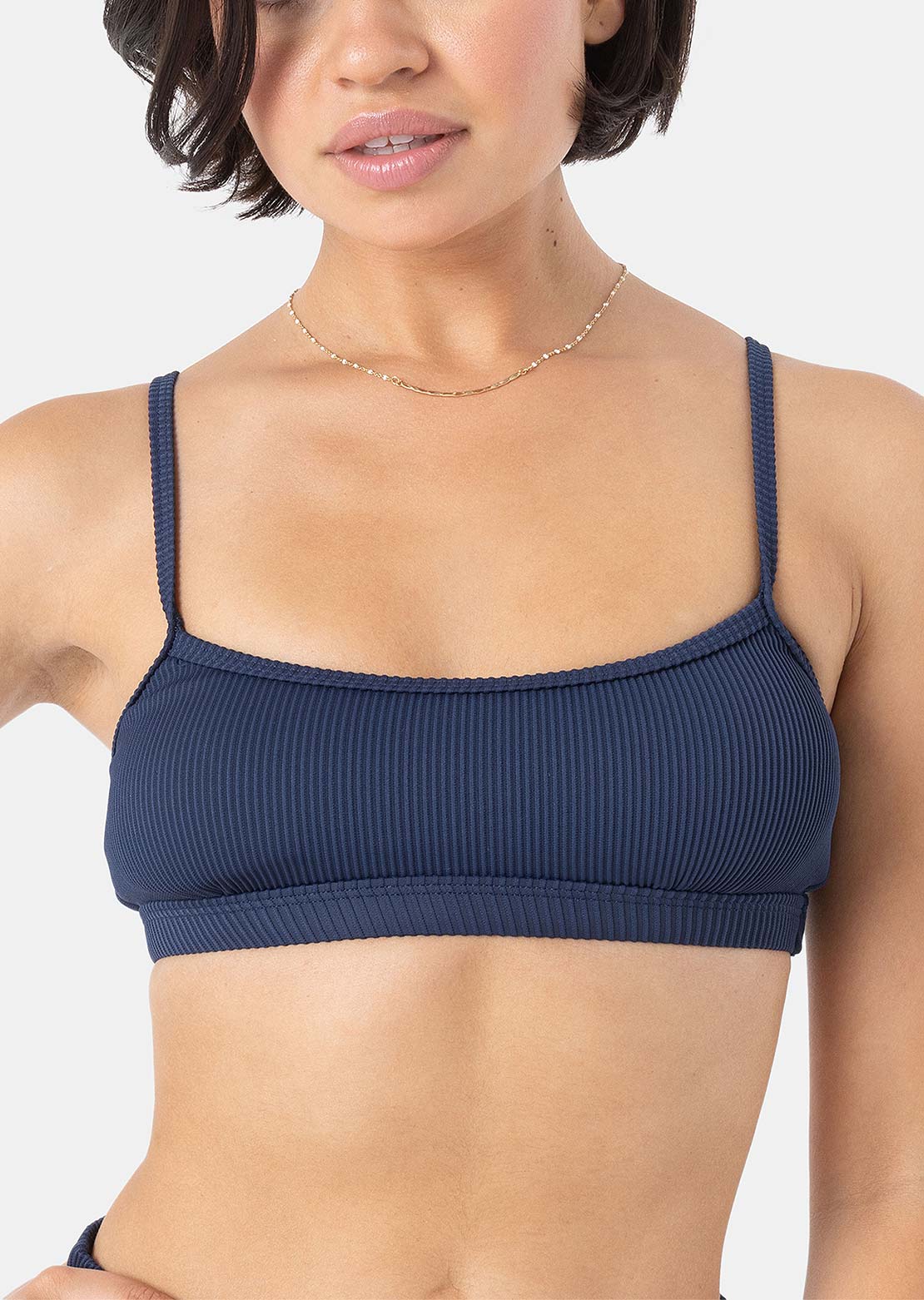 Roxy Women's Rib Love Bralette Mood Indigo