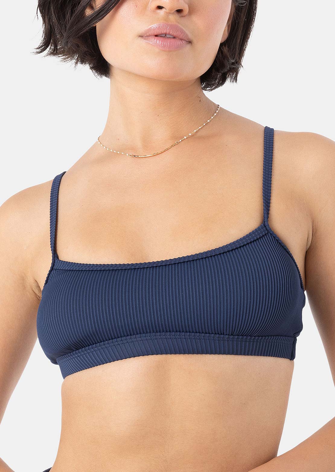 Roxy Women's Rib Love Bralette Mood Indigo