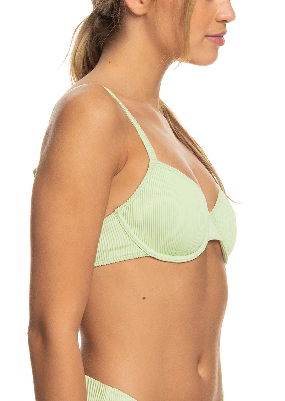 Roxy Women&#39;s Rib Love The Muse Triangle Bikini Top Seacrest