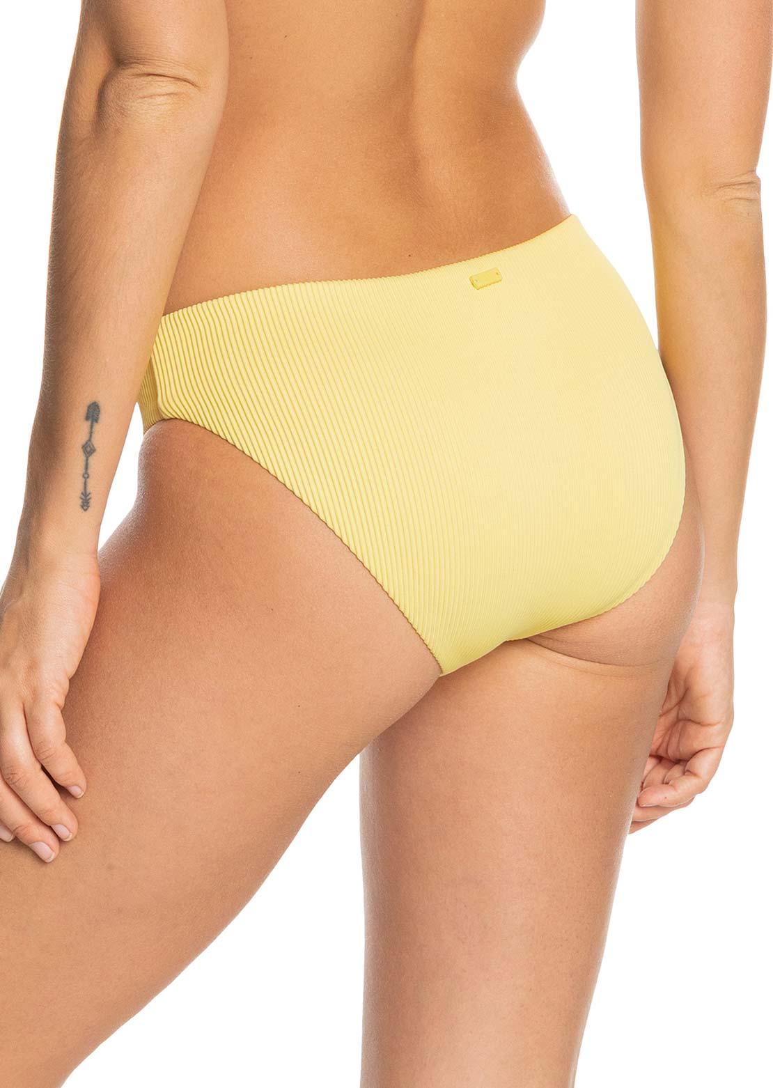 Roxy Women&#39;s Rib Roxy Love The Comber Bikini Bottom Sunshine