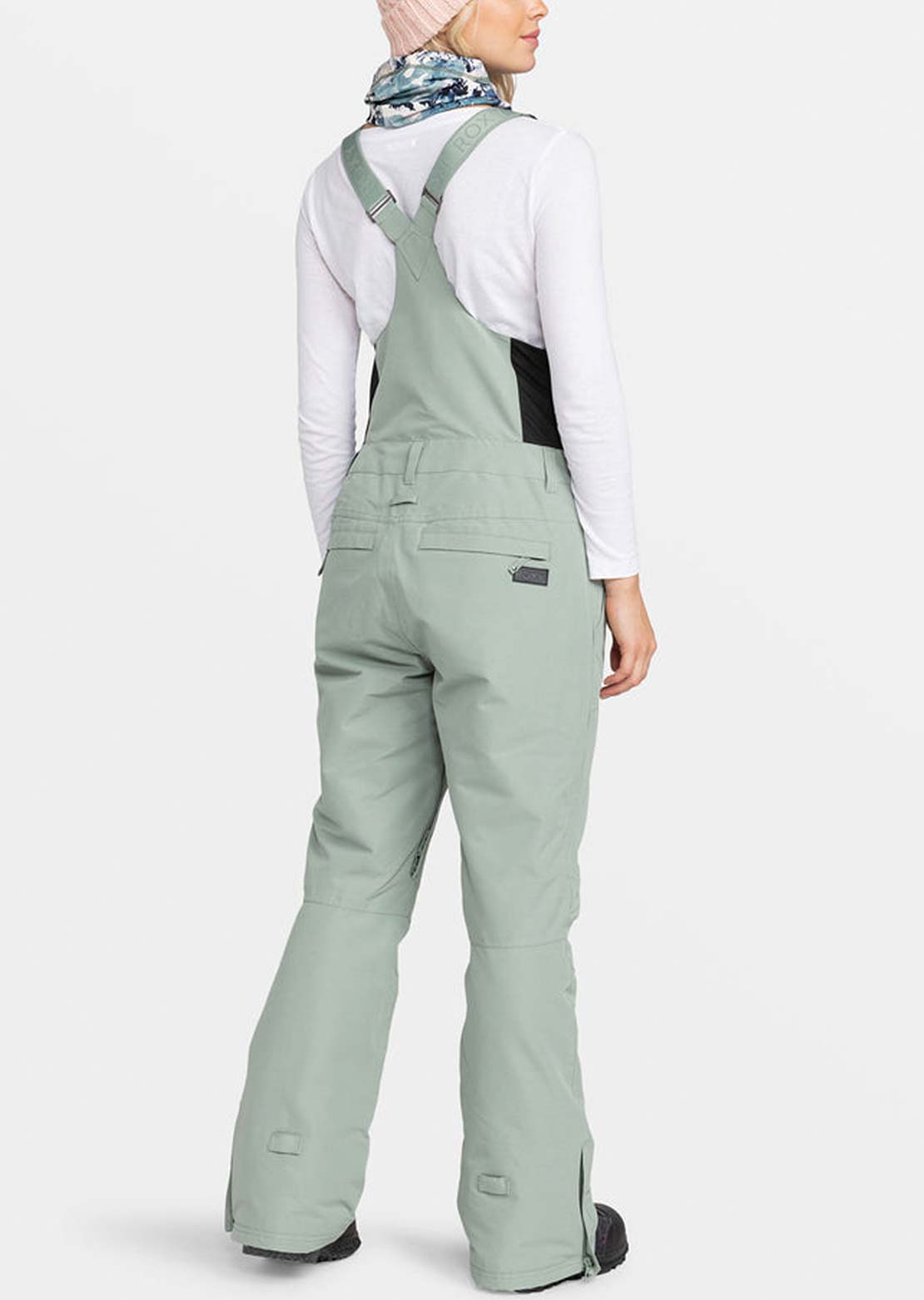 Roxy Women&#39;s Rideout Bib Pants Lily Pad