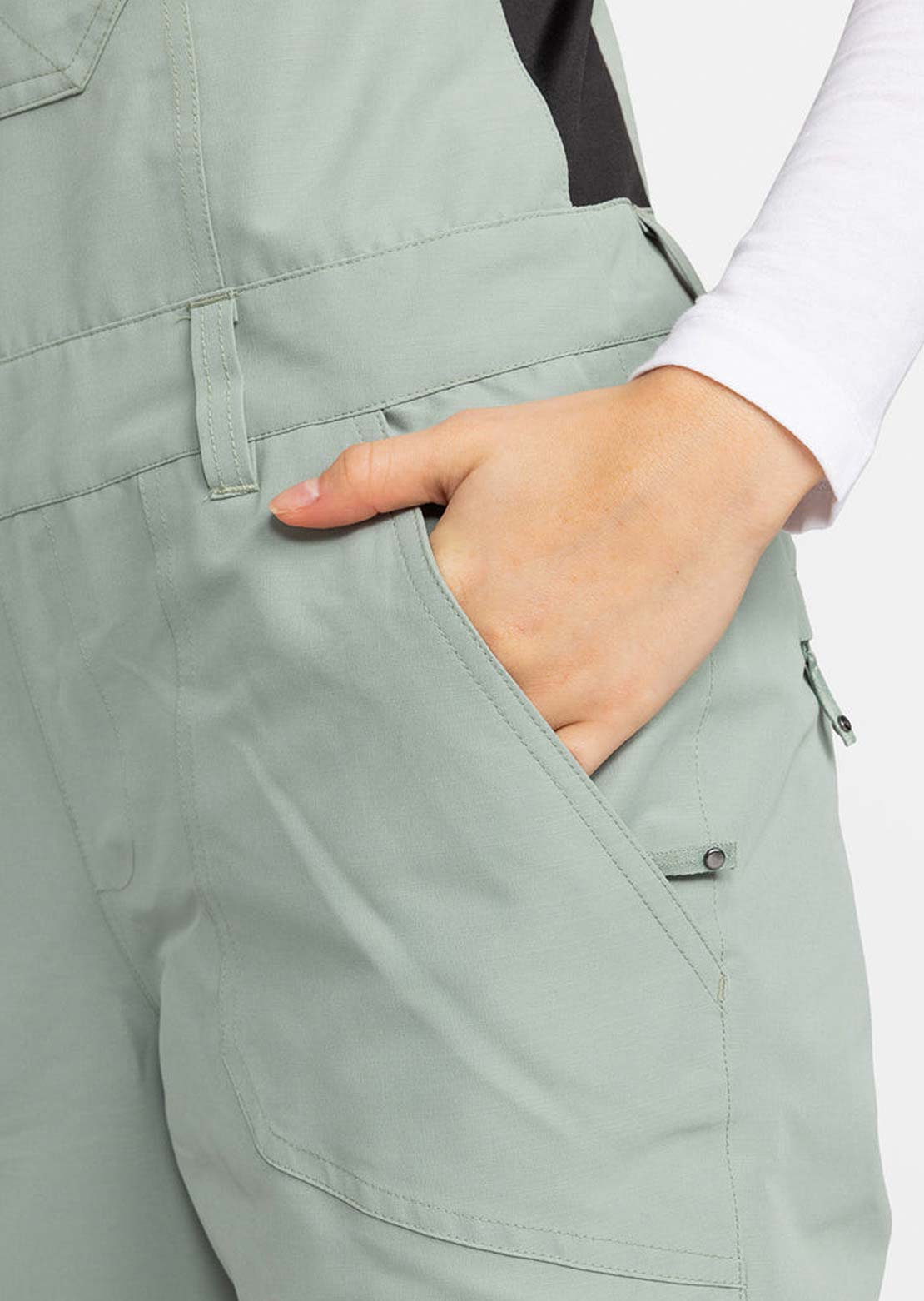 Roxy Women&#39;s Rideout Bib Pants Lily Pad