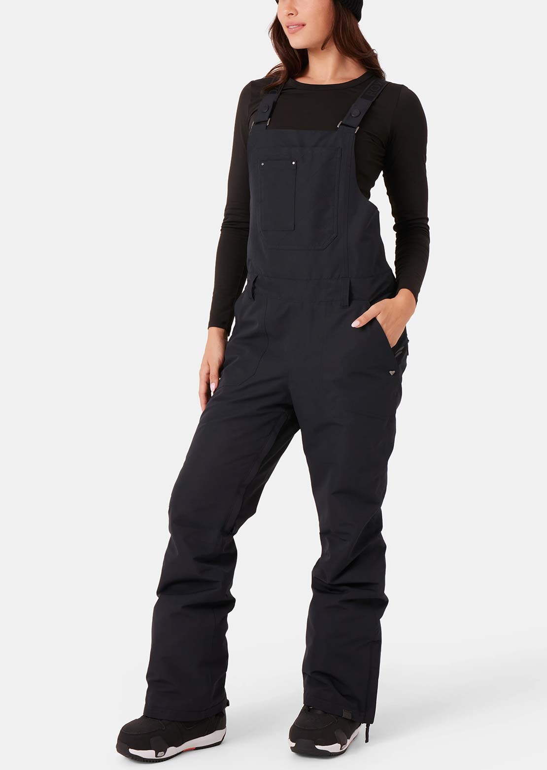 Roxy Women's Rideout Bib Pants Black