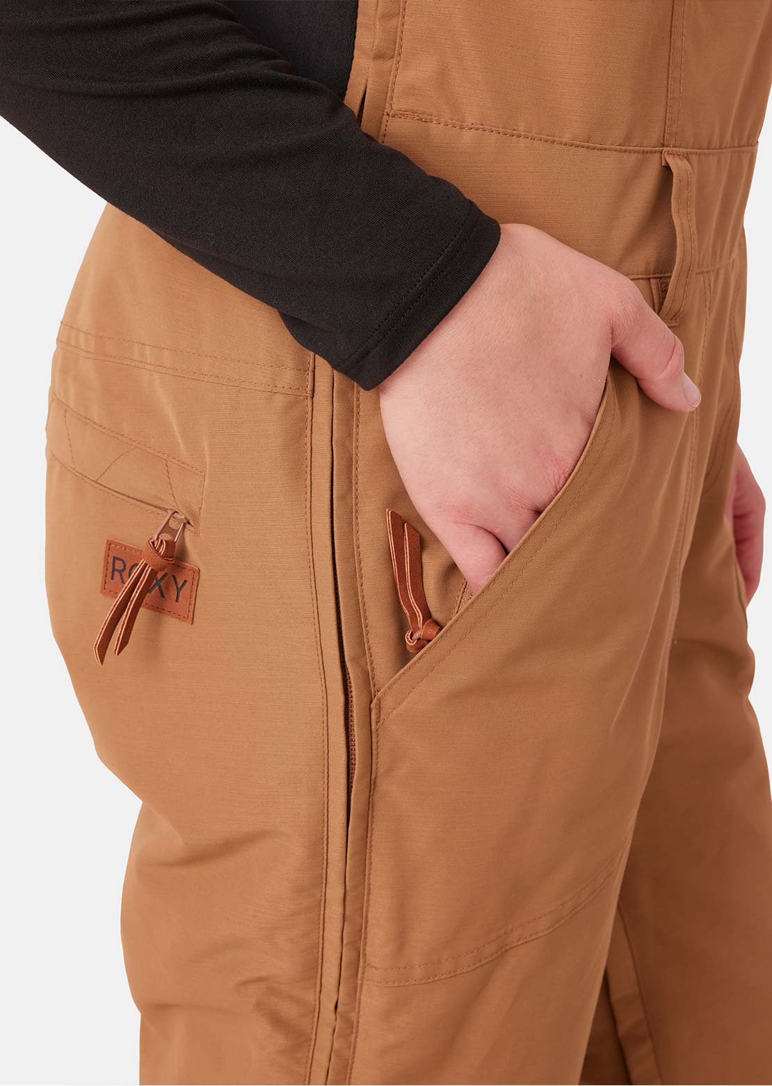 Roxy Women's Rideout Bib Pants Coconut