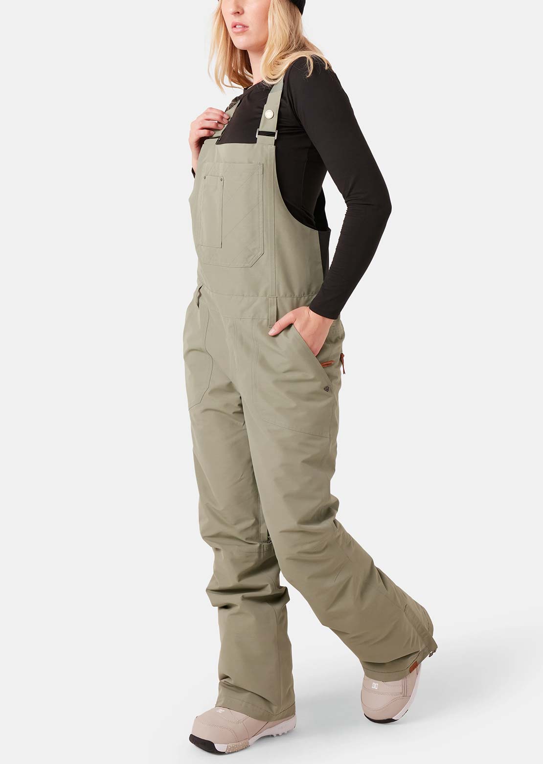 Roxy Women's Rideout Bib Pants Sea Spray